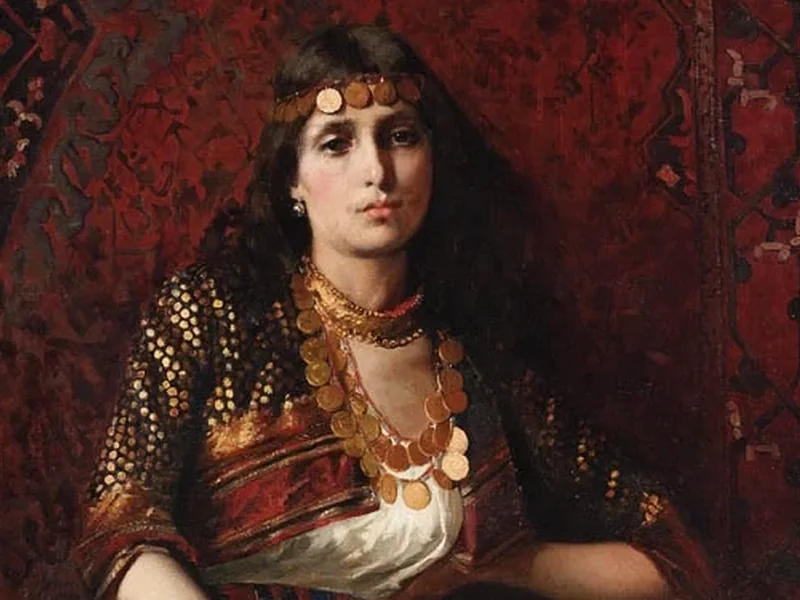 1852-Gabriele Brunati - Donna zingara